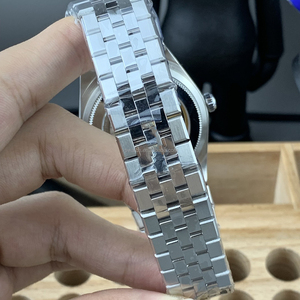 Cơ khí xem người đàn ông màu xanh quay số <span class=keywords><strong>ES</strong></span> nhà máy 40mm sapphire Tinh thể thủy tinh ngày thời trang và giản dị - Product Image 4