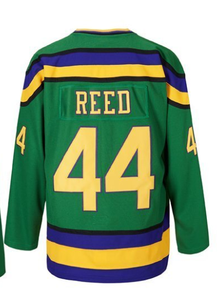 Camiseta de la Película Mighty Ducks of Anaheim 99 BANKS 96 CONWAY 21 <span class=keywords><strong>PORTMAN</strong></span> 44 REED Camisetas de Hockey sobre Hielo - Product Image 3