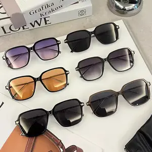 2024 neue Mode großes Gesicht Slim Trend mehrfarbige Sonnenbrille fahren HD polarisierte Sonnenbrille UV400 Schutz Großhandel