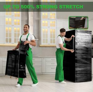 <span class=keywords><strong>Pellicola</strong></span> Estensibile <span class=keywords><strong>Nera</strong></span> Antipolvere da 60 Gauge <span class=keywords><strong>per</strong></span> <span class=keywords><strong>Imballaggio</strong></span>, Protezione di Pallet e Superfici, Vendita all'Ingrosso - Product Image 2