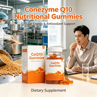 Coenzyme Q10 Gummies nutritionnels naturels sans sucre, compléments antioxydants quotidiens (2,5 g par gomme)