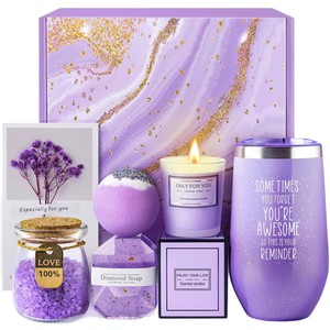 Caja <span class=keywords><strong>de</strong></span> Regalo <span class=keywords><strong>Sorpresa</strong></span> Perfecta, Personalizada, Relajante y Elegante, con Lavanda, Spa, Baño, Regalo <span class=keywords><strong>de</strong></span> San Valentín <span class=keywords><strong>para</strong></span> Mujeres, Madres y Esposas - Product Image 5