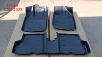 Protection de l'environnement, sécurité, caoutchouc TPE antidérapant, ensemble complet de tapis de sol de voiture pour Renault Logan 2015-2016