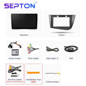 Reproductor Multimedia de Video para Coche con Android 13 Auto CarPlay para <span class=keywords><strong>Seat</strong></span> León 2 <span class=keywords><strong>MK2</strong></span> 2005-2012 con Navegación GPS y Mirror Link - Product Image 6