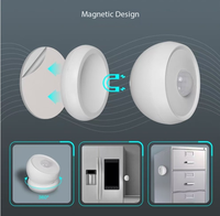 Capteur de mouvement PIR intelligent ZigBee Doodle pour maison connectée, infrarouge, avec application, minuterie et fixation magnétique