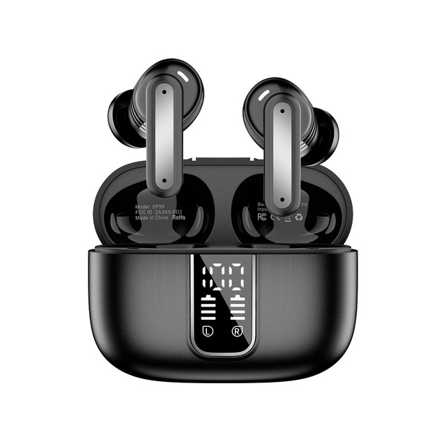 SP99 Wireless AI Translator Earbuds 5.4 Real Time 144 Languages Interpretation 8H Stereo Digital Display ENC Noise Cancellation