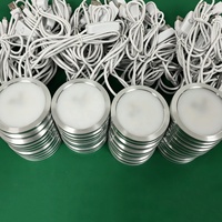 Lampu Meja 3D Print Bulat Putih 5V USB, Lampu LED Putih Hangat DIY Desain Cetak untuk Printer 3D Bambulab, Kit Lampu LED 001