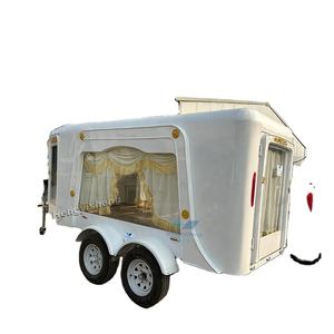 Elegante color personalizado 2-4 ruedas caballo coche fúnebre remolque/ataúd carro para funerales transporte especial - Product Image 5