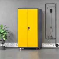 Armoire à outils robuste en acier laminé à froid avec porte perforée, rangement mobile verrouillable pour atelier et garage 1800x1000x400mm, personnalisable OEM