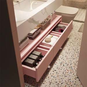 Hpl <b>Bathroom</b> <b>Cabinets</b> <b>with</b> <b>Light</b> for Home Sink and Mirrors <b>Bathroom</b> <b>Cabinet</b> Set Sink Mirror <b>Bathroom</b> <b>Cabinet</b> Vanity - Product Image 4