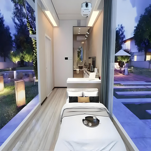 Camere a Capsule mobili Hotel di lusso <span class=keywords><strong>moderno</strong></span> con strutture per la casa intelligente per uso campeggio all'aperto in ville o case - Product Image 4
