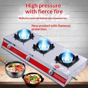 Dispositif de protection anti-ébullition, cuisinière à gaz commerciale multi-brûleurs à haute <span class=keywords><strong>pression</strong></span> et à flamme intense pour pot en terre cuite, surface en acier inoxydable, à allumage pulsé - Product Image 2