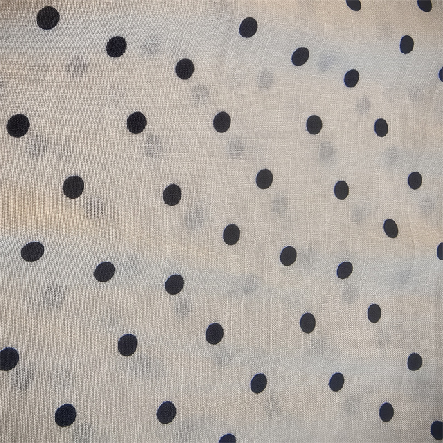 2026 Factory Original 55%viscose45%cotton Woven Printed Fabric for Women Garment