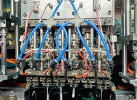 Machine à fabriquer des balles océaniques pour enfants de différentes couleurs, soufflage automatique de ballons, extrusion de plastique creux, moulage par soufflage