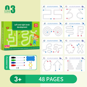 Educación temprana para niños, práctica de caligrafía en inglés, cuaderno, libro de rastreo, entrenamiento de escritura a mano para el desarrollo de la inteligencia - Product Image 5