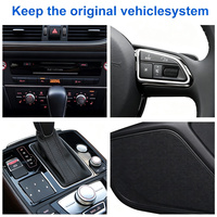 Pantalla Táctil Capacitiva de 10.25 Pulgadas con GPS Integrado, CarPlay, Android Auto, Manos Libres, 4GB de RAM, para Audi A6 2012-2018, Reproductor MP3 para el Tablero
