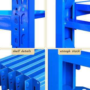 2 개의 선 나비 구멍을 가진 창고를 위한 저장 가벼운 의무 longspan 선반설치 그리고 벽돌쌓기 - Product Image 6