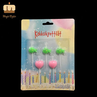 Bougies d'anniversaire sans flamme pour gâteaux, motifs chien, canard, poisson, personnalisables, pour décoration intérieure, en gros