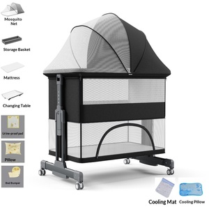 Cuna para Bebé Modelo 501 de Summer Infants, Cuna Móvil y Modular, Cuna Multifuncional para Juegos entre Padres e Hijos, Cuna con Baranda para Recién Nacidos, Estilo Europeo - Product Image 6
