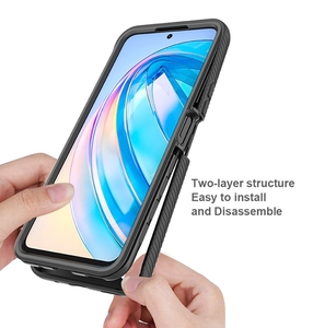 Protecteur d'écran Protection complète robuste antichoc anti-rayures étui robuste pour <span class=keywords><strong>Huawei</strong></span> <span class=keywords><strong>Honor</strong></span> X8A étui de protection - Product Image 3