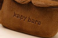 Sac à dos unisexe en coton Kapibala, design mignon avec peluche Capybara, fermeture à glissière et à fermoir, petit sac d'étudiant
