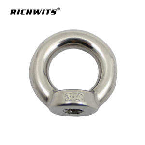 Écrous à œil RICHWITS DIN582 en acier inoxydable, écrous à anneau de levage pour câbles en acier, durables et résistants à la corrosion - Product Image 4