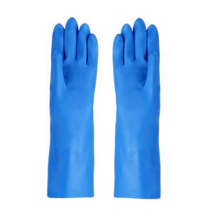 Gants de protection pour les mains SIZA, doublure en flocage vert, durables, résistants aux produits chimiques, aux acides, aux alcalis et aux huiles, pour le nettoyage de la <span class=keywords><strong>cuisine</strong></span> et la maison - Product Image 6