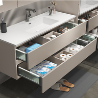 Achat Collection de stockage Led miroir salle de bain meuble vasque capteur de verre armoire de salle de bain étanche