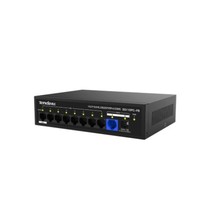Tenda SG110PC-FB 10-Port Gigabit Optisch-Elektrischer Uplink PoE-Switch für Überwachungszwecke mit 1,6G Kapazität, Full-Duplex/Half-Duplex