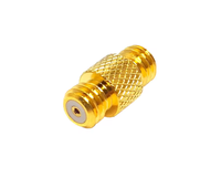 Adaptateur RF 10-32 femelle vers Jack Type RCA Adaptateurs de câble coaxial Microdot Contact cuivre Broches 1P pour applications audio et TV