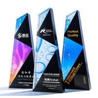 Trophées en cristal K9 transparents faits à la main, gravés au laser 3D, écologiques, personnalisables, avec boîte cadeau et logo sur mesure, vente en gros Oneway