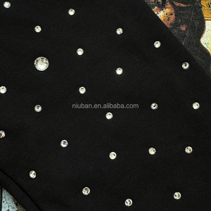 Impression personnalisée de <span class=keywords><strong>t</strong></span>-shirts surdimensionnés en tissu épais avec strass, <span class=keywords><strong>t</strong></span>-<span class=keywords><strong>shirt</strong></span> à manches longues streetwear, <span class=keywords><strong>t</strong></span>-<span class=keywords><strong>shirt</strong></span> à manches longues DTG - Product Image 2