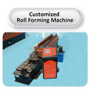 Kiel walzen form maschine Metallprofil-Rollen form maschine Doppel linie c u Kanal bolzen-und Ketten maschine - Product Image 3