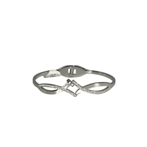 Fashion <b>Bangle</b> 316L Stainless Steel PVD Gold Plating Sustainable Resistant Jewelry for Women - Product Image 1