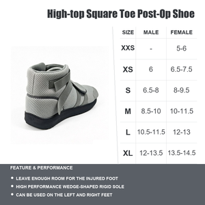 Zapato Ortopédico Postoperatorio <span class=keywords><strong>para</strong></span> <span class=keywords><strong>Adultos</strong></span> con Plantilla de Papel Premium, Amortiguación de Espuma y Entresuela de EVA, Puntera Cuadrada, <span class=keywords><strong>para</strong></span> Recuperación de Lesiones en el Dedo del Pie - Product Image 5