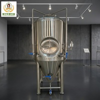 Unité de Fermentation en Acier Inoxydable 2000L (Unitank) CCT CE/PED, Installée et Fonctionnelle en Allemagne pour la Transformation des Boissons et du Vin