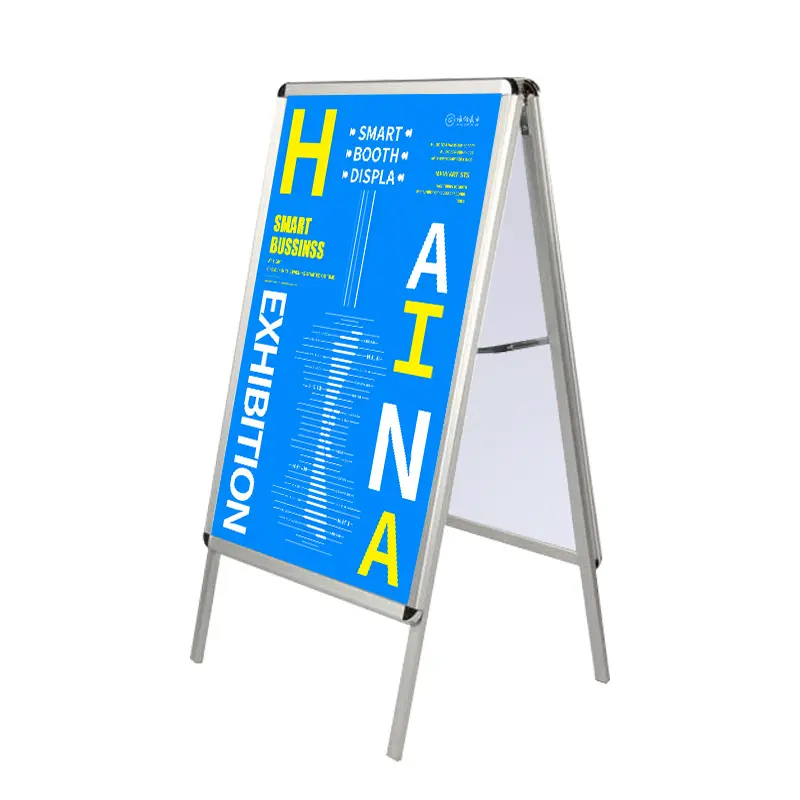 Sıcak satış özel ucuz alüminyum çift yan bir çerçeve işareti fuar Poster ekran standı