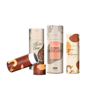 Cilindro ecológico de cartón, papel Kraft, 10ml, 30ml, 60ml, cajas redondas, cajas de cartón artesanales biodegradables vacías, tubos de embalaje - Product Image 6