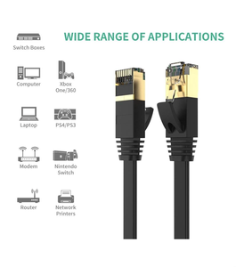 KEXINT alta velocidad 20M 40Gbps 2000Mhz RJ45 blindado CAT8 <span class=keywords><strong>Cable</strong></span> <span class=keywords><strong>de</strong></span> conexión <span class=keywords><strong>de</strong></span> red <span class=keywords><strong>de</strong></span> <span class=keywords><strong>Internet</strong></span> plano <span class=keywords><strong>para</strong></span> Gaming PC <span class=keywords><strong>Xbox</strong></span> Modem Router - Product Image 2