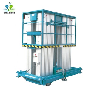 Plataforma de elevación eléctrica tripulada de aleación de aluminio vertical de un solo mástil de alta calidad, maquinaria de ingeniería y construcción - Product Image 3