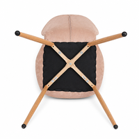 Chaise Papillon au Design Moderne, Revêtement Velours, Cadre en Acier Norme E0, Robuste, pour Usage Commercial, Hauteur Réglable, Vente en Gros