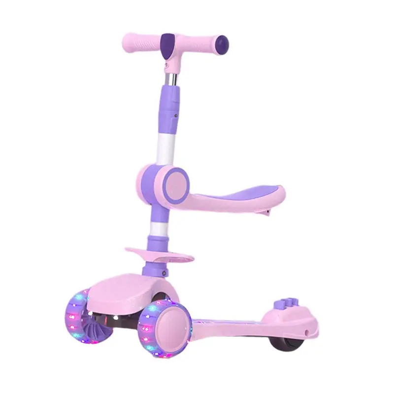 New Kid'S Scooter Three In One Baby Kick Scooter Vespa Scooter For Kids 2 Years