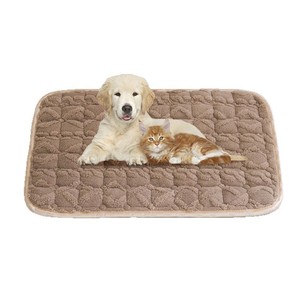 Thickened Winter Pet <b>Mat</b> Rectangle Warm Dog <b>Cat</b> Bed Polyester Fiber Fill Hand Washable For Indoor Use - Product Image 1