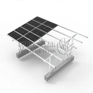 Egret solar tahan air Solar Pv mobil parkir Carport Aluminium Solar Carports struktur dudukan Panel surya Port mobil