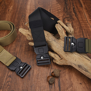 <span class=keywords><strong>Ceinture</strong></span> tactique robuste pour homme avec <span class=keywords><strong>boucle</strong></span> en alliage à dégagement rapide, <span class=keywords><strong>ceinture</strong></span> en toile de nylon camouflage pour la randonnée et l'entraînement - Product Image 5