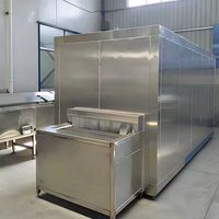 Fabrieksdirect Tunnelvriesmachine 100kg/u Koelvriesmachine voor Pasta en Zeevruchten