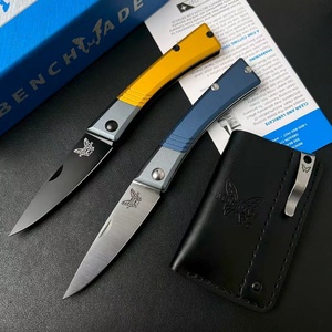 Couteau de poche pliant BM 315 Successor personnalisable de qualité OEM pour le camping, lame en aluminium de marque HK, acier inoxydable D2 ultra-affûté - Product Image 6