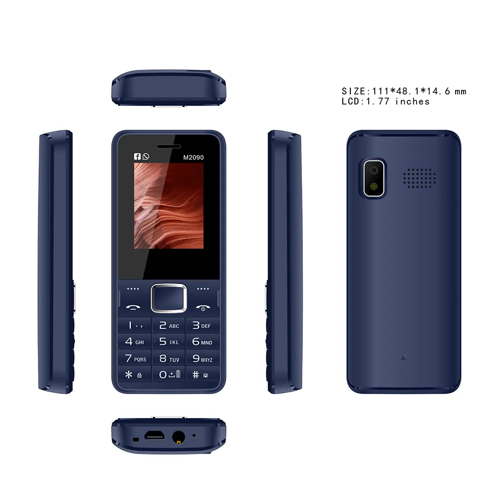 Кнопочный мобильный телефон по низкой цене, прайс-лист, четырехдиапазонный, две sim-карты, цветной дисплей, 1,8 дюймовый телефон
