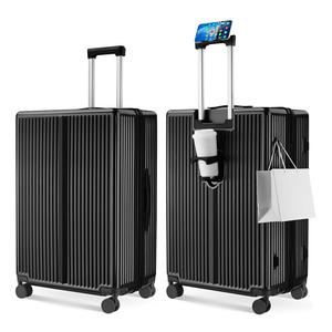 도매 사용자 정의 로고 PC 트롤리 수하물 세트 여행 가방 4 PC <span class=keywords><strong>ABS</strong></span> 여행 트롤리 여행 가방 수하물 세트 - Product Image 2