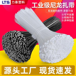 Bridas de nailon LTS Litai 3x4x5x8x10x150x200x300mm negras de grado industrial para gestión de cables - Product Image 4